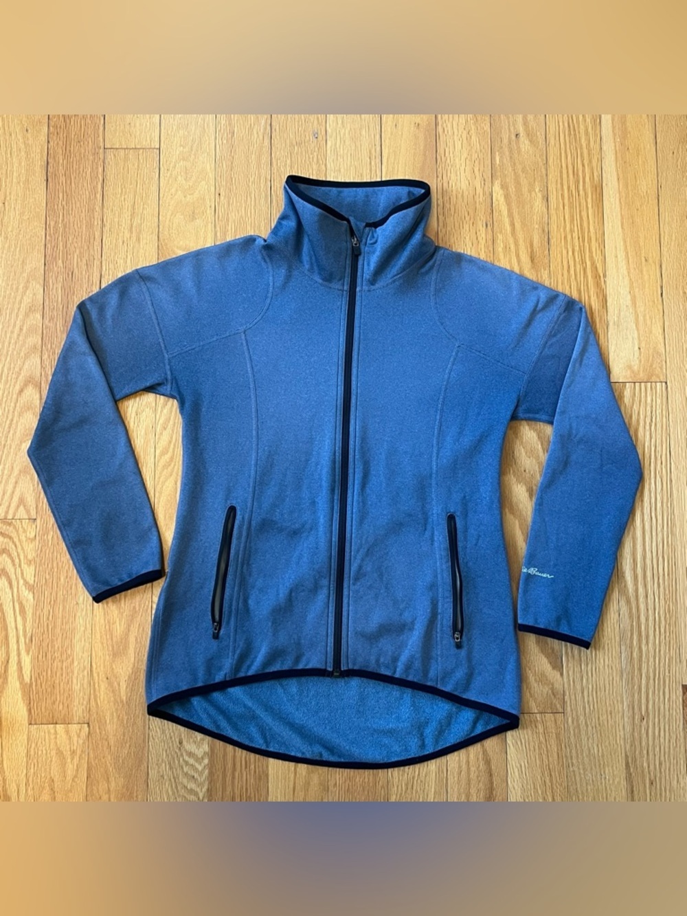 Eddie Bauer Blue Full‑Zip Fleece Jacket Gorp Outdoors Active Women’s XS